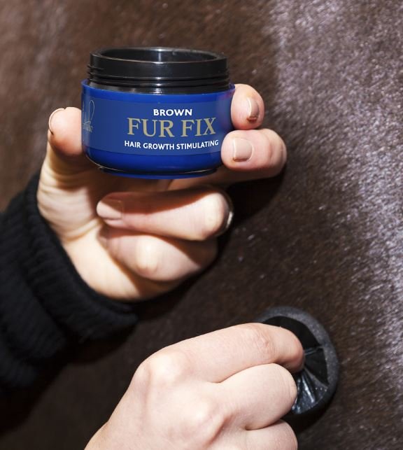 Nathalie Fur fix - dark brown