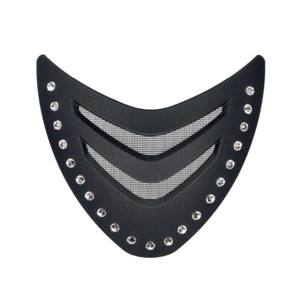 One K Con. Front - Sort m. Swarovski Crystal 