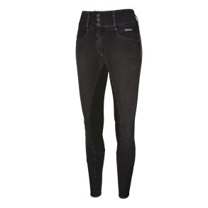 Pikeur Candela Ridebukser m. Skind - Black Denim