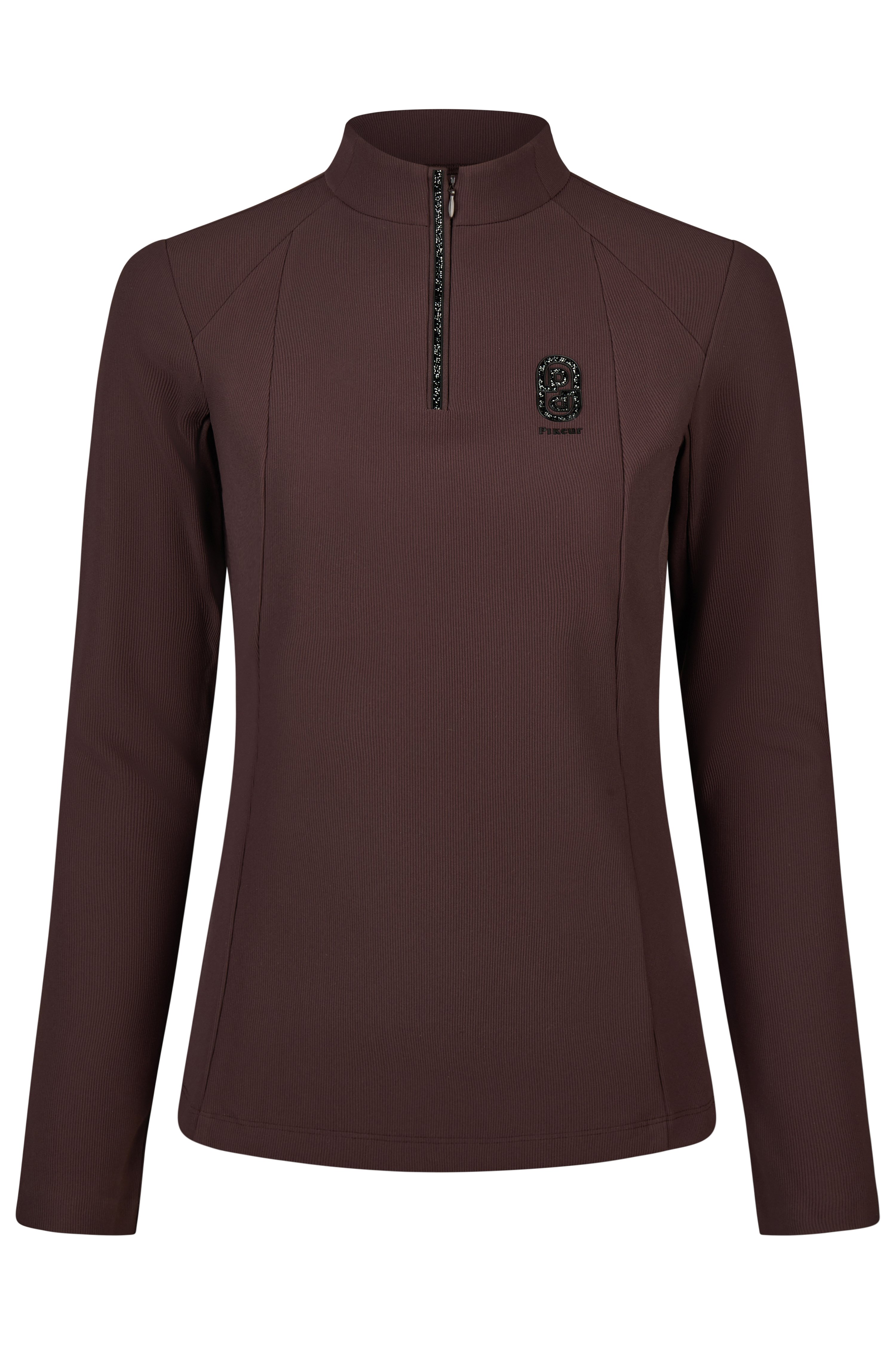 Pikeur 2284 Zip Rib Tr�ningstr�je - Chocolate Brown  