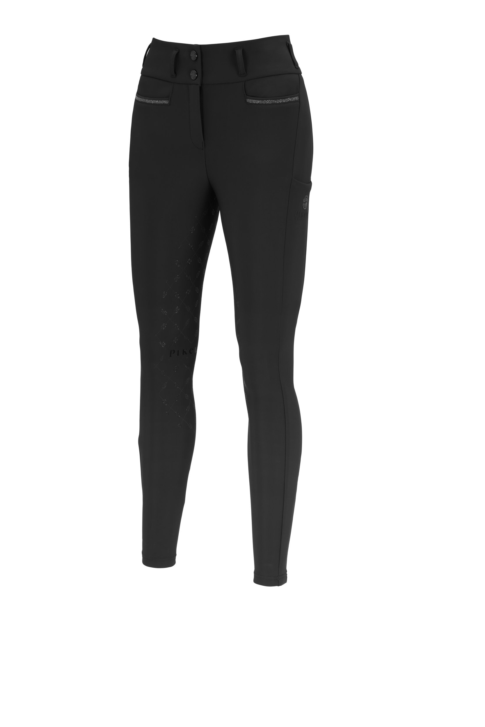 Pikeur 6555 Linnett Softshell GripTec Ridebukser - Sort 