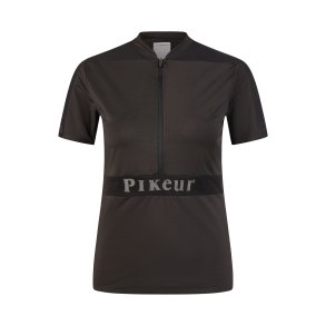 Pikeur Sports 7234 Mesh Zip Shirt - Sort 