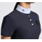 Cavalleria Toscana Jersey Junior S/S Showshirt Polo - Navy 