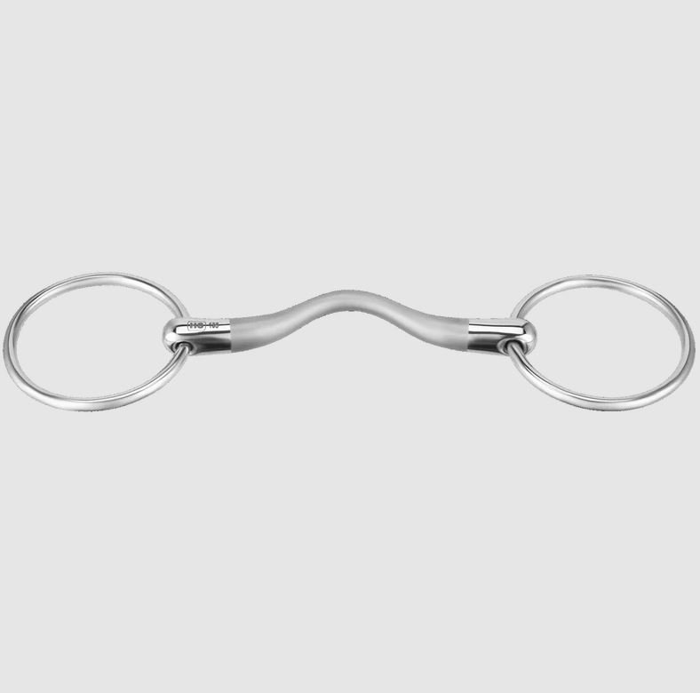 HS Satinox Loose Ring Mullen Mouth Bid - Stl 
