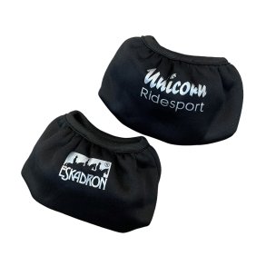 Eskadron Stigb�jleovertr�k m. Unicorn Logo - Sort m. S�lv 