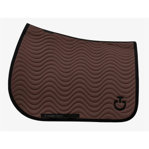 Cavalleria Toscana Quilted Wave Underlag - Dark Chocolate m. Sort
